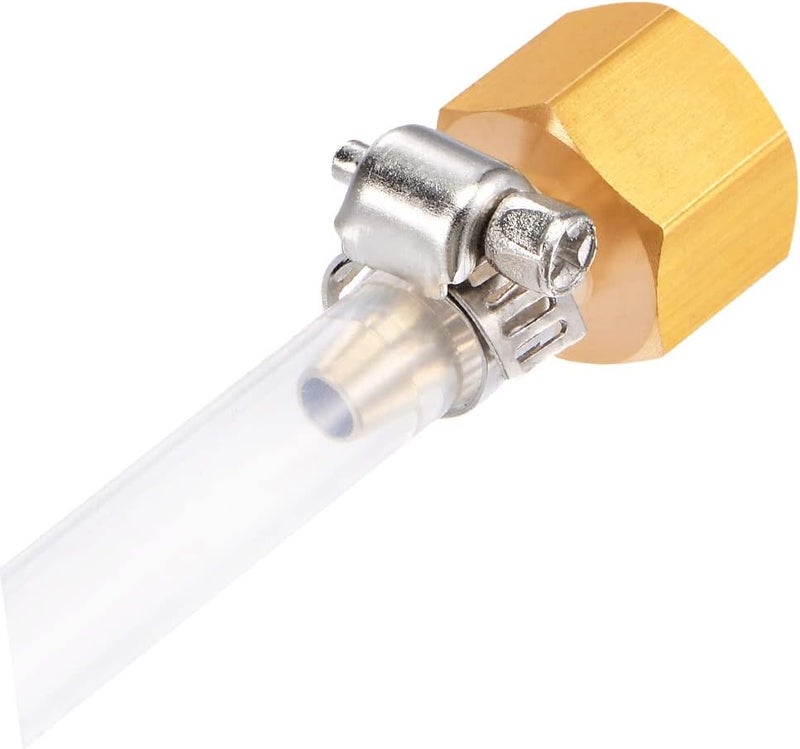 Uenede 6PCS Brass Hose Barb Fittings 1/4" NPT Female to 1/8" Barb Adapter Connector for Water/Oil/Gas - Image 4